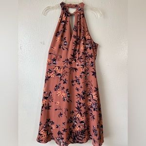 Sleeveless floral dress